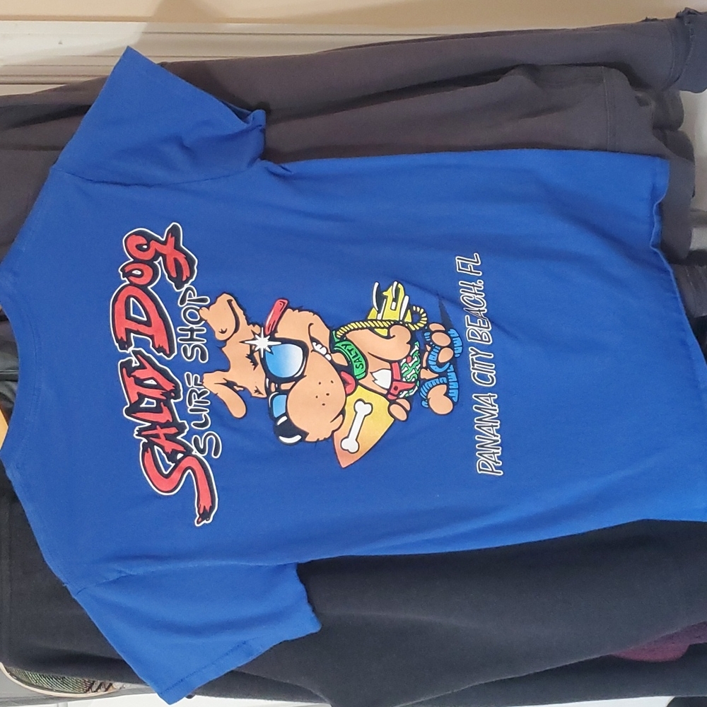 salty dog surf shop pcb tee